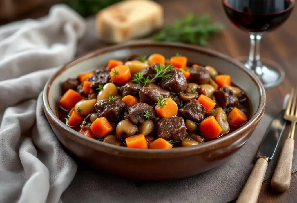 Boeuf bourguignon recette de grand-mère sans marinade